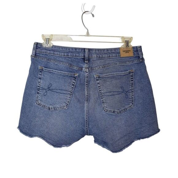 Levi's Women's Jean Shorts 14 Denzen High Rise Distressed Cut-Off Denim Shorts 1 - Picture 5 of 6